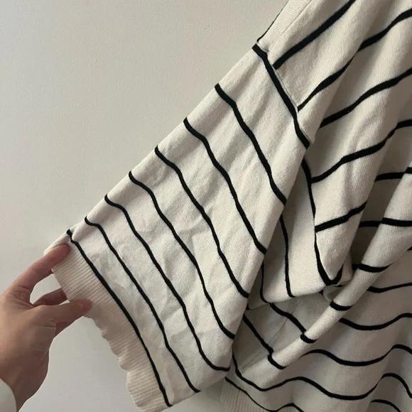 Striped Collared Sweater - Picture 3 of 5